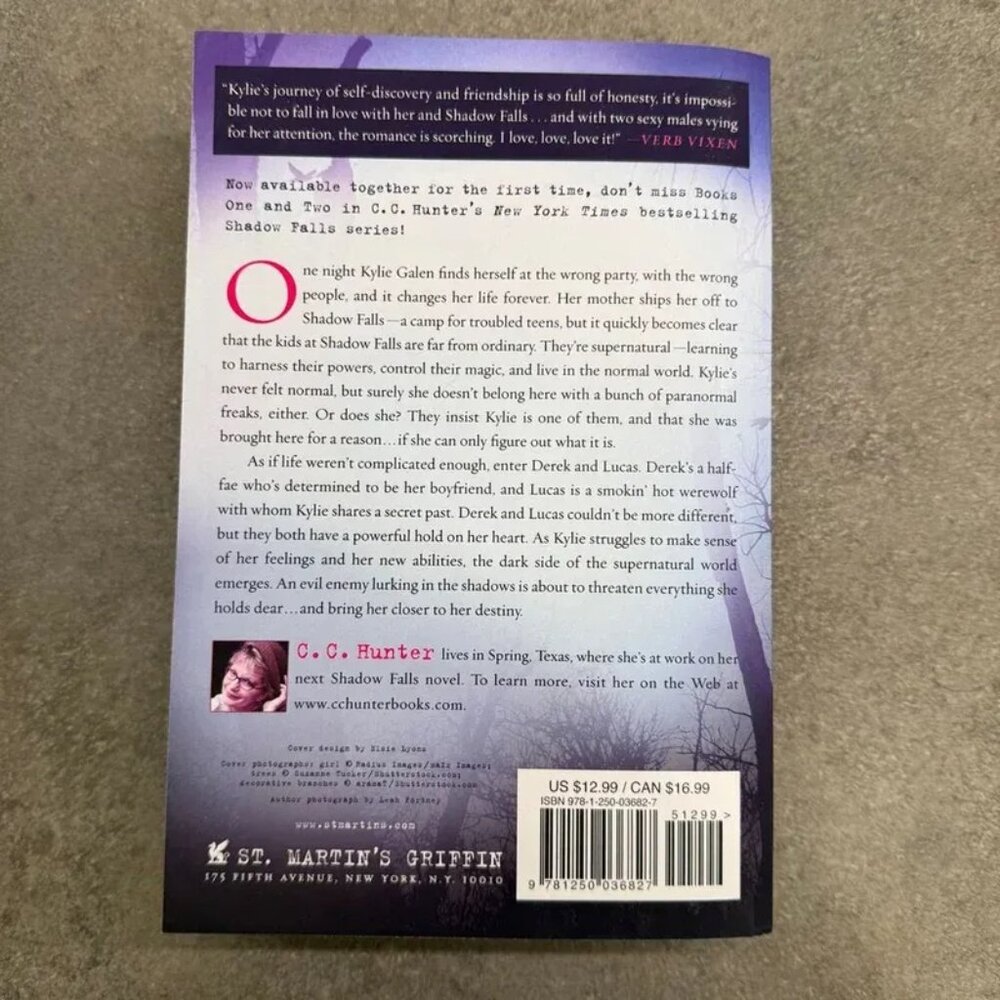 Shadow Falls: The Beginning Born at Midnight Awake At Dawn Books 1 2 C.C. Hunter - Picture 6 of 8